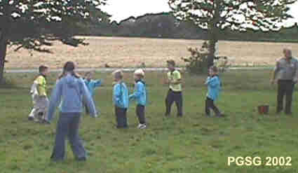 Scouts Run Beaver Tent Pitching Meeting 2002